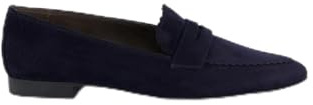 Paul Green Slipper & Mokassin 1132-017, Rauleder, Blau, Damen