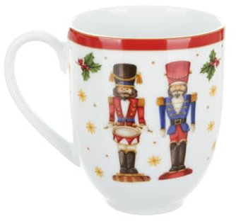 KASANOVA Tazza Mug Natalizia Soldatini 440 ml Porcellana