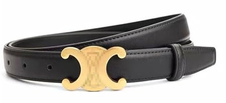 DKDXID Gürtel Schmal Damen,Gürtel Erstellbarer,Skinny Ledergürtel für Kleider,Taillengürtel Verstellbar,Ledergürtel Schmal,Gürtel Dünn,Taillengürtel Dekorativen,Mode Women Belt Thin für Jeans-95cm