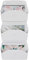 Exacompta - Réf. 61113D - Carton de 3 trieurs muraux horizontaux 3 casiers AUTENTIK, présentoirs muraux A4, porte-documents, corbeilles murales - Dimensions : P 43,6 x l 39,6 x H 10,2cm - Blanc