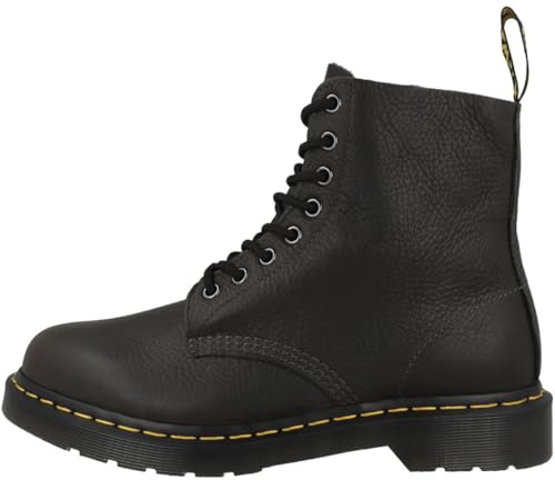 Dr. Martens Piattaforma da Uomo 1460 Pascal Forest Green Ambassador, 39 EU, Nero, 39 EU