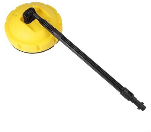 Accesorio limpiador de lavadora eléctrica con cabezal de cepillo giratorio, poste de extensión para patio, terraza, suelo de hormigón, limpieza profunda