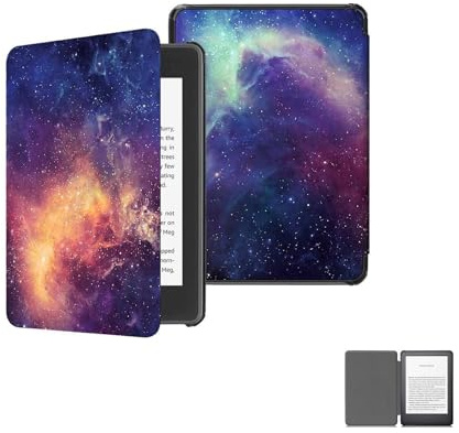 Sakenitly Case fits Kindle Voyage 2014 Release,Model: NM460GZ, 6 inch Case, Ultra Slim PU Cover with Auto Sleep and Wake