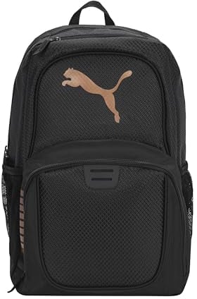 PUMA Herren evercat rugzak contender Rucksack, Schwarz/Rotgold, Einheitsgröße EU