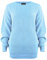SA Fashions® Oversized New Ladies Womens Chunky Baggy Jumper Knitted Sweater Thick Top S-XL 8-18 (LXL (16-18), Sky Blue)