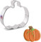 Ann Clark Cookie Cutters Cortador de galletas calabaza pequeña de Halloween/otoño - 7,8 cm - Acero fabricado en EE. UU.