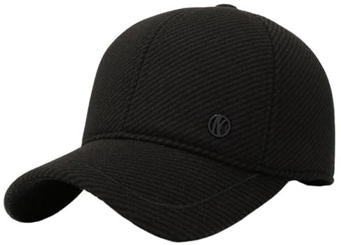 GYOUFU Baseball Cap für Herren Wintermützen 57-61cm (Schwarz 07)