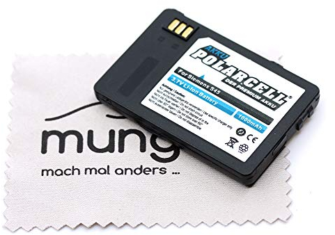 Ersatz Akku passend für Siemens ME45 S45 S45i (Ersetzt Originalakku V30145-K1310-X183 X185) Polarcell mit mungoo Displayputztuch