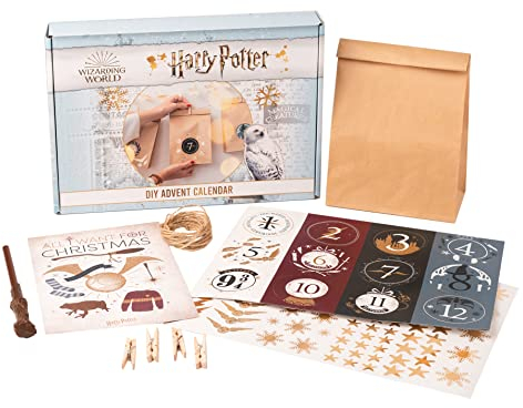 Grupo Erik Adventskalender zum Befüllen - Adventskalender 2023 Harry Potter Deko - Adventskalender Kinder Weihnachtskalender 2023 - Weihnachten Deko Offizieller Harry Potter Fanartikel