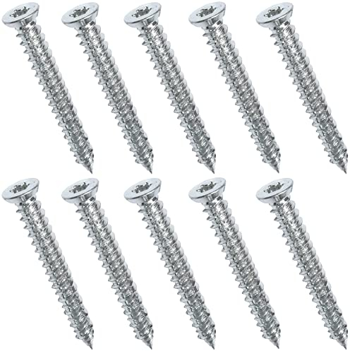 AERZETIX - C48378 - Lot de 10 Vis d'ancrage direct pour béton Ø7.5x42mm tête fraisée conique - à empreint étoile T30 - fixation directe sans cheville