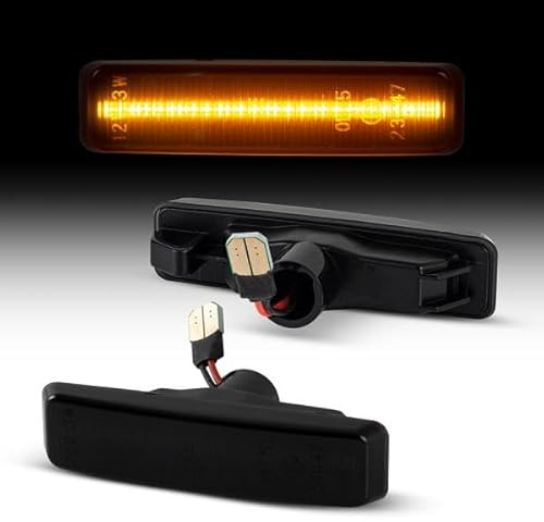 LLCTOOLS LED SEITENBLINKER kompatibel mit E39 Limo + Touring | E39 | 1994-2004 | SMOKE