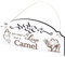 Schild Kamel Deko 20x10cm - All you need is Love and a Camel - Holz Wanddeko Dekoration Wand