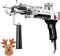 Aomdom Tufting Gun Cut Batterie 5-40 Schritte/S Elektrische Tufting Gun 7-21 mm Einstellbare Tufting Gun Strickmaschine Matten für Kunsthandwerk, Teppiche, Kleidung, Schwarz