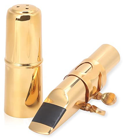 Altsaxophon-Mundstück, Sopransaxophon-Mundstück mit Ligaturblatt für professionelle Anfänger