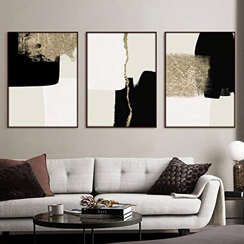 GSHRED Abstraktes minimalistisches Poster, Wandkunst, Leinwand, Gemälde, Druck, Bild, Wohnzimmer, Inneneinrichtung, Heimdekoration, rahmenlos, 50 x 70 cm, 3 Stück