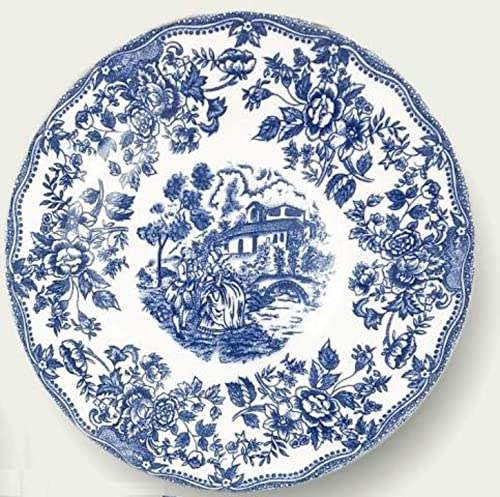 MAISON TORTORA L.DEC.INGLESE AZUL PLATO PLANO 27cm