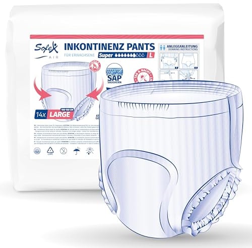 Sofex Air Inkontinenz Pants für Erwachsen 14 Stück Größe L