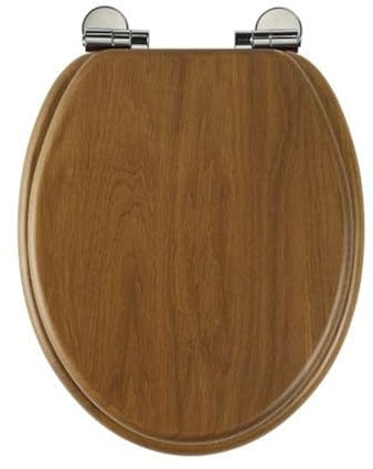 Roper Rhodes Traditional Solid Wood Honey Oak Soft Close Seat