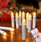 HoneTeek Flammenlose LED-Kerzen mit Fernbedienung und Timer, 10er-Pack elektrische Teelichter, batteriebetrieben, realistische gefälschte Kerze für Hochzeit, Weihnachtsdekoration