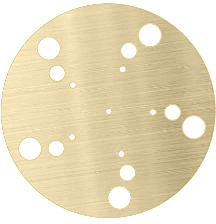 HiFi Pure Brass Turntable Platter Mat For For Record Player 2mm Pad Slipmat Turntable Platter Mat Copper Cork Acrylic