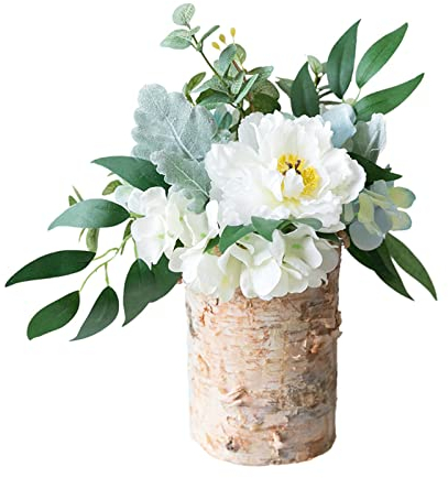 Pot de Fleurs Artificiel pour Table à Manger, Forêt, Décoration Nordique, Bouleau Blanc, Base de Pot de Fleurs, Arrangement Floral, Ornement, Bouquet de Fleurs, Pot de Fleurs (#1)