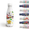 Grsta Trinkflasche Kinder, Thermosflasche 350 ml, Trinkflasche Kinder Auslaufsicher, Trinkflasche Kindergarten BPA-freie, Thermosflasche Baby mit Sternen, für Schule/Büro/Cafe, Weiß