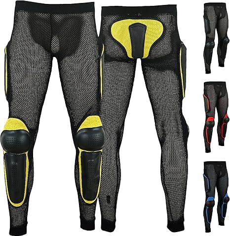 German Wear Schutz-Hosen für Erwachsene, atmungsaktive Stretch-Armor-Ausrüstung für Motorrad, Motocross und Skateboarding