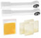Kit Reparación 2 Piezas Amortiguador Lavadora 150 mm Ø 8 mm 90N con 4 Juntas y Grasa con Código Original 00673541 00742719 para Bosch para Siemens - Garantía de 5 Años - ONIX TECH