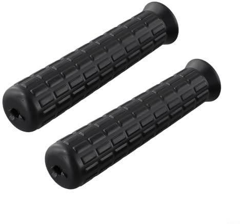 Für FACULX 1 Paar Gummi-Schubkarrengriff-Abdeckung, rutschfeste Gummigriffe, Griffe, runde Rohre, Ersatzzubehör für Hofwagen (114 x 12 mm)