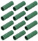 M METERXITY 12pcs 16mm Conectores para Estructura de Invernadero, Acoplamiento de Tubería para Trepadora de UVA/Cobertizo de Protección Solar/Estacas de Plantas de Jardín [Verde]