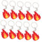 Garneck 10 Stück Feuerwehrmann-schlüsselanhänger Feuerwehrmann-schlüsselanhänger Flammen-charme Feuerwehrmann-party-dekorationen für Feuerwehrauto-geburtstagsgeschenke