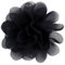 30 Stück Chiffon Blume Patches, Blume Applique Applikationen, Stoff Flicken zum Aufnähen, Dekorative Aufnähe für Kleidung DIY Nähen Handwerk Stirnbänder Zubehör,Schwarz