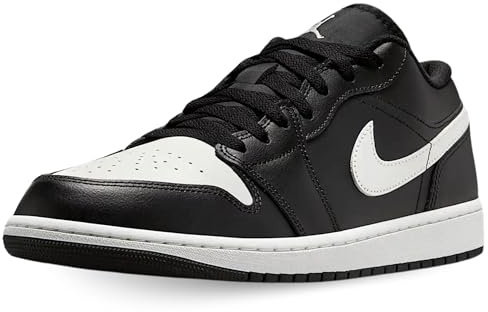 Air Jordan 1 Low Herrenschuhe (553558-043, Black/Summit White)