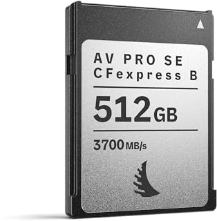 Angelbird - AV PRO SE CFexpress B 512 GB - CFexpress 4.0 Type B Memory Card - Largest Capacity and Ultra High-Speed - for up to 12 K+ RAW Video and Photo Production