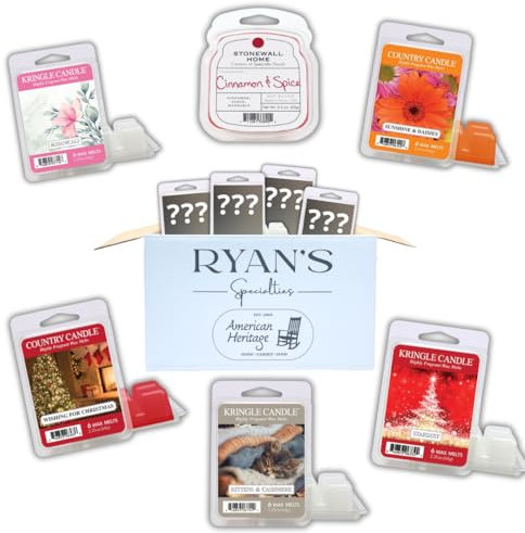 Mystery Box Wax Melt – 10x großartige Düfte, Wachs Melts von Kringle Candle, Stonewall Kitchen Home & Country Candle – Überraschungsbox mit Duftwachs für Wohlfühlmomente und stimmungsvolle Atmosphäre