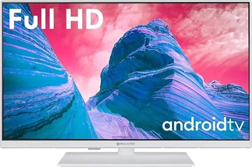ProCaster LE-32SL702WH, 32 Full HD LED-TV, Android TV 11, HDR10, Chromecast, Bluetooth, Slim Design