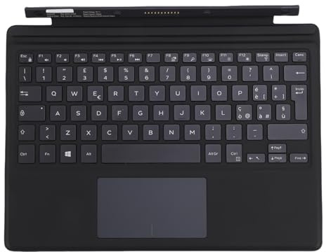 Yanmis Tablet Keyboard Dock, Fit for DELL Latitude 5285 5290 2in1 K16M with QWERTY Layout and Touchpad