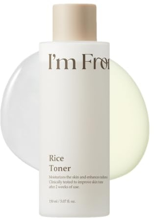 I'm From Rice Toner, Korea Glow Milky Reis Toner, Glass & Dewy, Hydration, Beruhigend, reiswasser 150 ml
