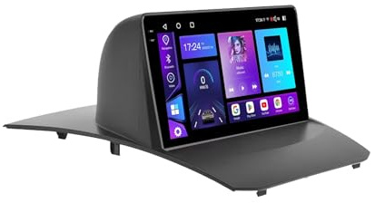 Autoradio Autoradio Lettore Radio per Ford Fiesta 2009-2014 9 Pollici Android 15 Lettore Multimediale per Auto Am Fm Commandes Au Volant Per, 8 core 4G+64G