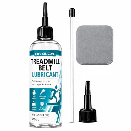 Lubrificante Tapis Roulant 120ml Olio Silicone con Ugello Preciso | 100% Puro, Non Tossico, Inodore, Resistente al Calore, Riduce Attrito, Meno Rumore, Facile Applicazione, Protegge Cinghia