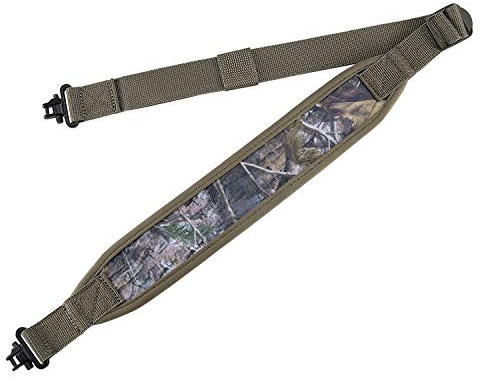 BOOSTEADY Gewehr Gurt mit Mil-Spec-Wirbel, Gun Gurt Gun Schlinge Haltbare Schulterpolsterung Gun Riemen Metall Hardware Länge Adjuster