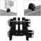Picatinny Schienen Rail Mounts oder Helm Bagger Mounts Bracket Adapter für GoPro Action (Black)