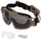 WISEONUS Fan Version Cooler Tactical Airsoft Paintball Gafas Regulador Gafas Protectoras para Snowboard Esquí Caza Tiro Bicicleta Deportes