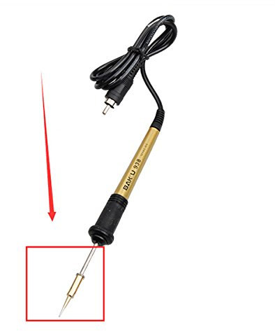 ChaRLes Punta Saldatore Per Baku Bk-938 Mini Smd Smt Rilwork Fast Stazione Di Saldatura