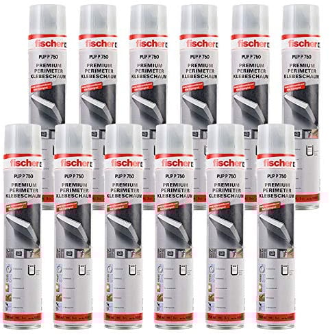 12x fischer Perimeterklebeschaum PUP P 750 B2 750 ml