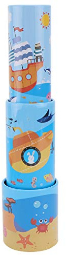 TOYANDONA Monocular Telescope Toy Hand Telescope Kids Single Science Experiment for Birthday Easter Party s Favors (- blue)