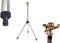 All4All Rasensprenger Teleskopstativ 360 Sprühaufsatz Impulsregner Regner Spinkler (AA348 160cm)