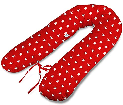 180cm Typ V XL Stillkissen Schwangerschaftskissen Lagerungskissen Seitenschläferkissen Handmade 100% Zertifizierte Baumwolle Geräuschlos ekmTRADE (11)