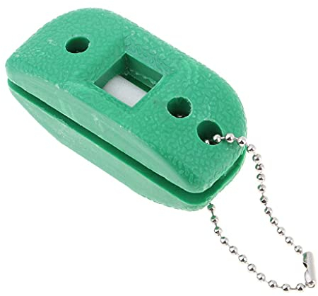 U/D Kantenschärfer für Schlittschuhlaufen, Schleifstein für Schlittschuhe, Stiefel, Pflege (grün)