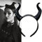 Dan&Dre Halloween-Kostüm, Kopfschmuck, Hörner Maleficent, Halloween-Horn-Stirnband, Cosplay, Ochsen-Stier, Haarband, Festival, Foto-Requisiten, Tier-Kopfschmuck, Maskerade